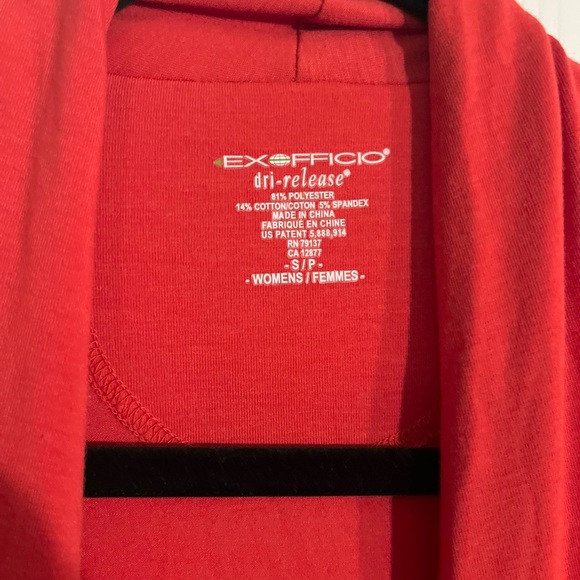 Exofficio Red Dri-Release Top - Picture 7 of 7